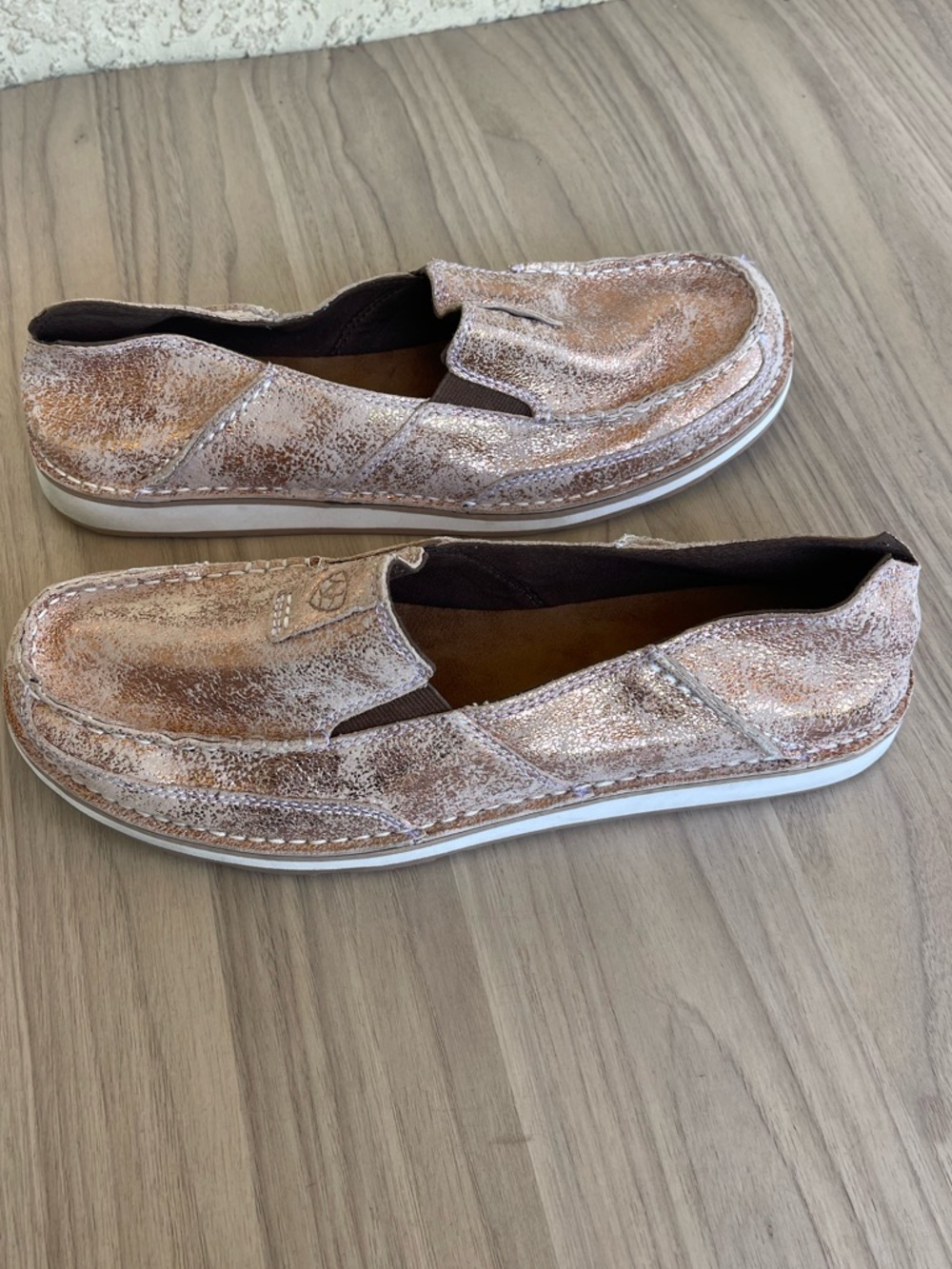 Ariat Tan Leather Slip-On Shoe